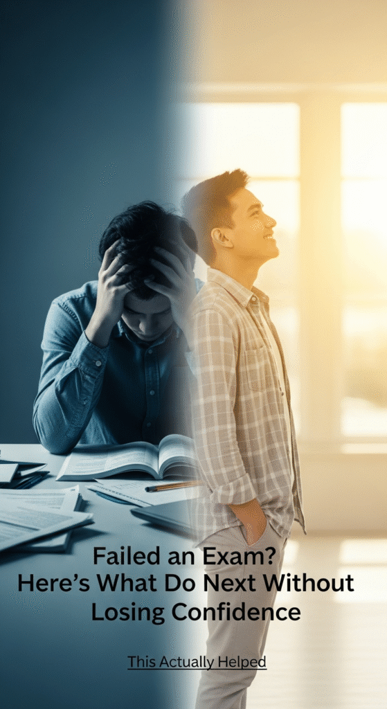 failed an exam here’s what to do next without losing confidence