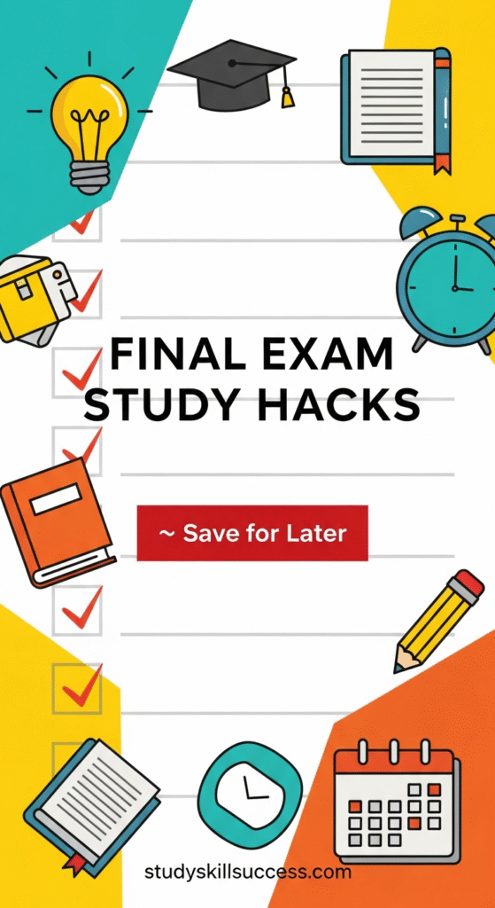 final exam study hacks