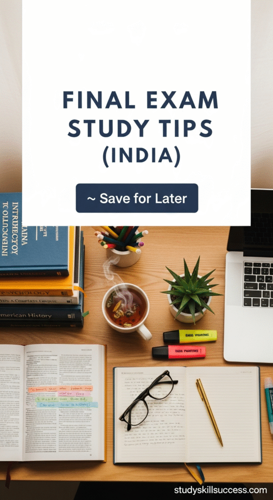 final exam study tips india