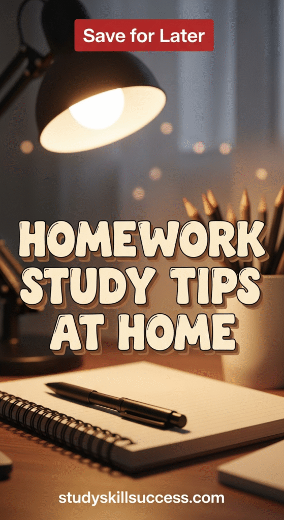 homework study tips at home