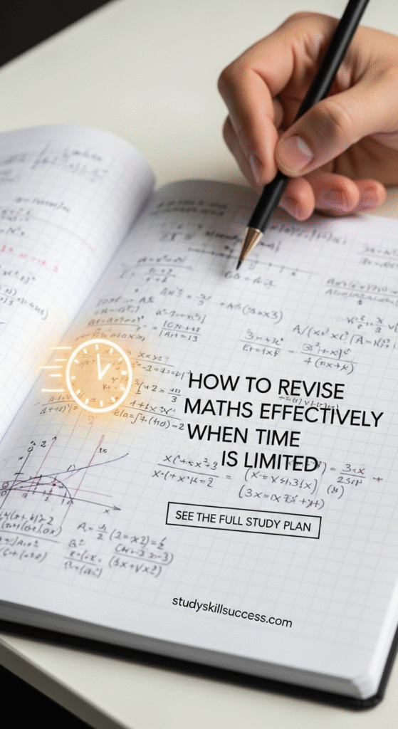 how to revise maths effectively when time is limited