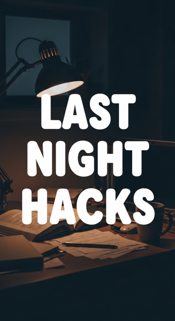 last night hacks that actually help