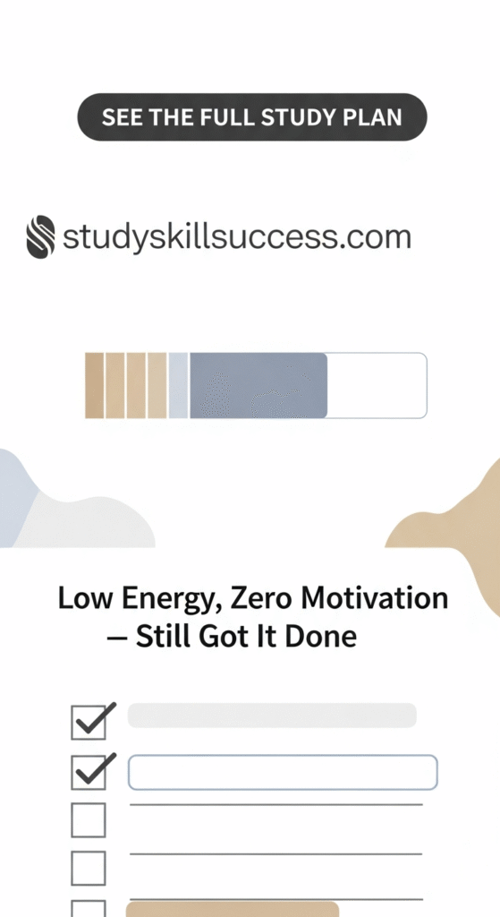 low energy, zero motivation — still got it done