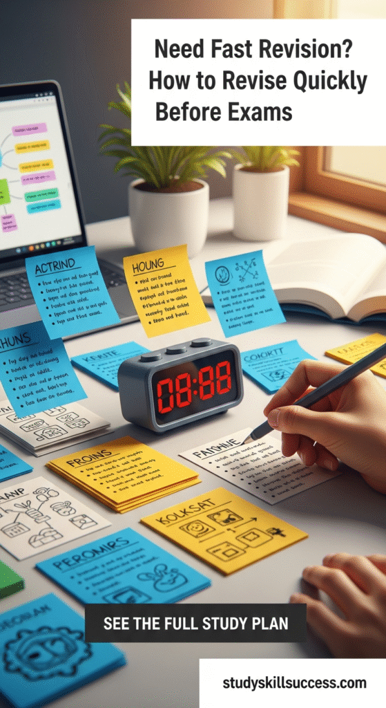 need fast revision how to revise quickly before exams