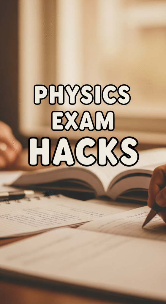 physics exam hacks for concept clarity