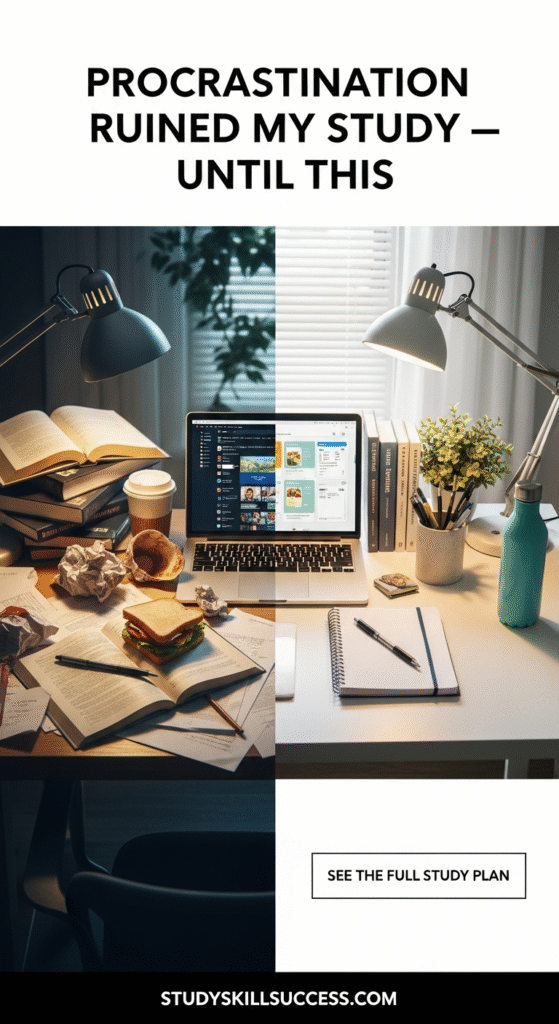 procrastination ruined my study — until this