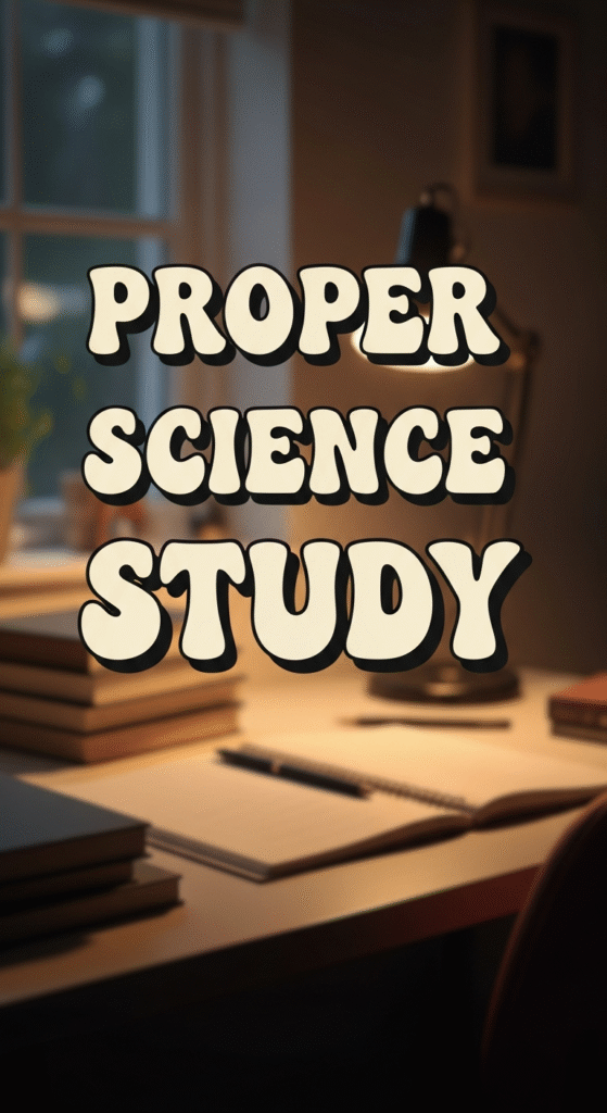 proper science study made simple