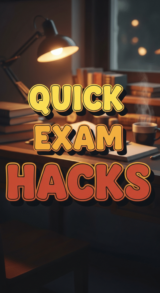 quick exam hacks for fast revision