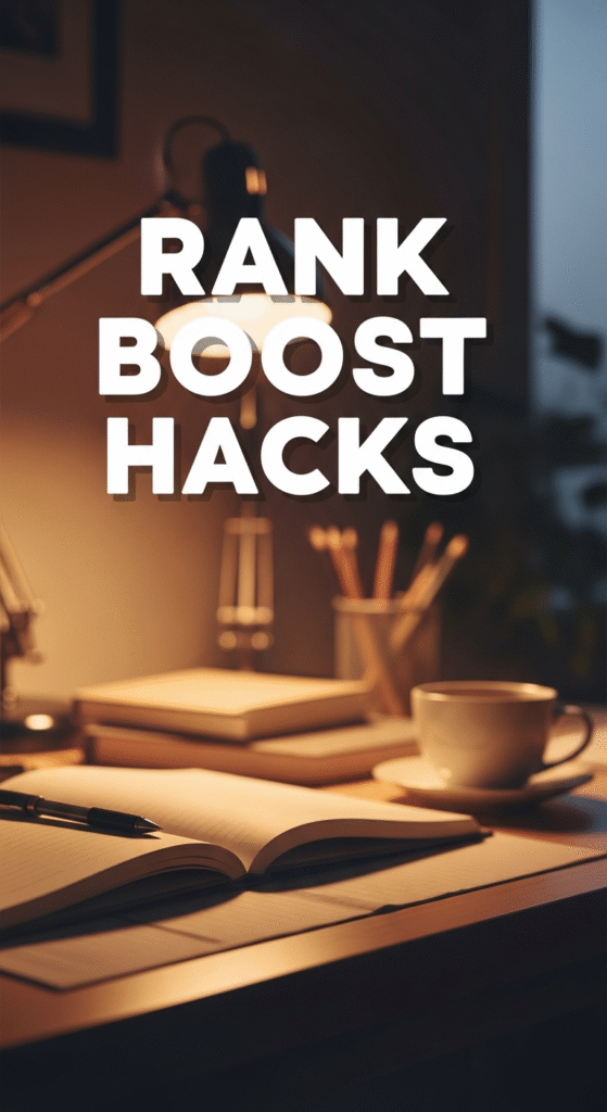 rank boost hacks without extra study