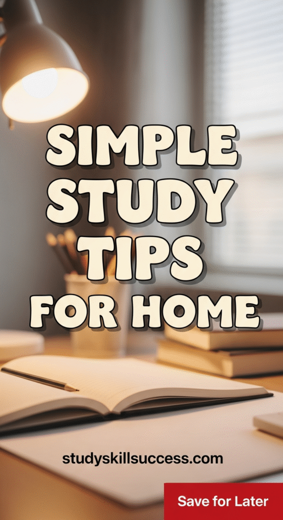 simple study tips for home