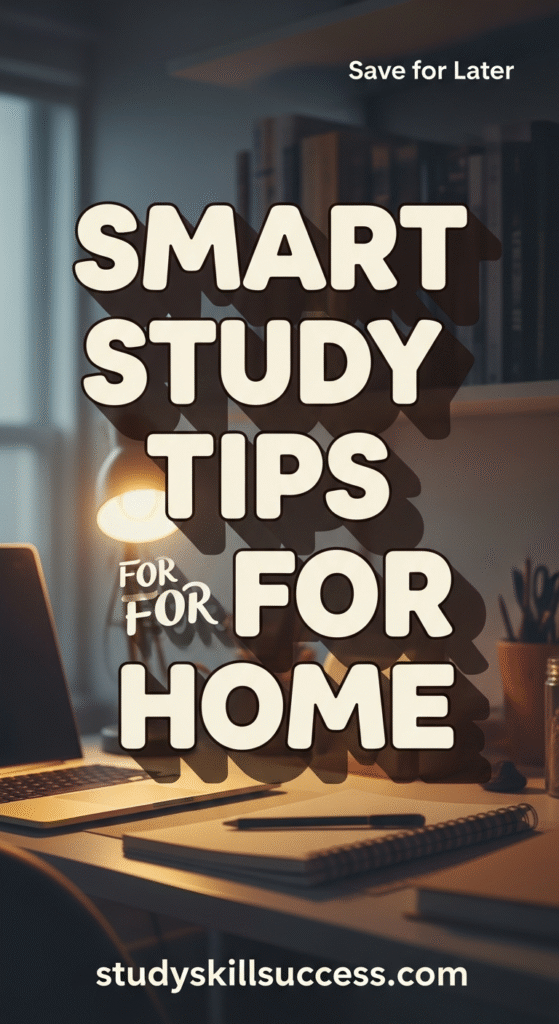 smart study tips for home