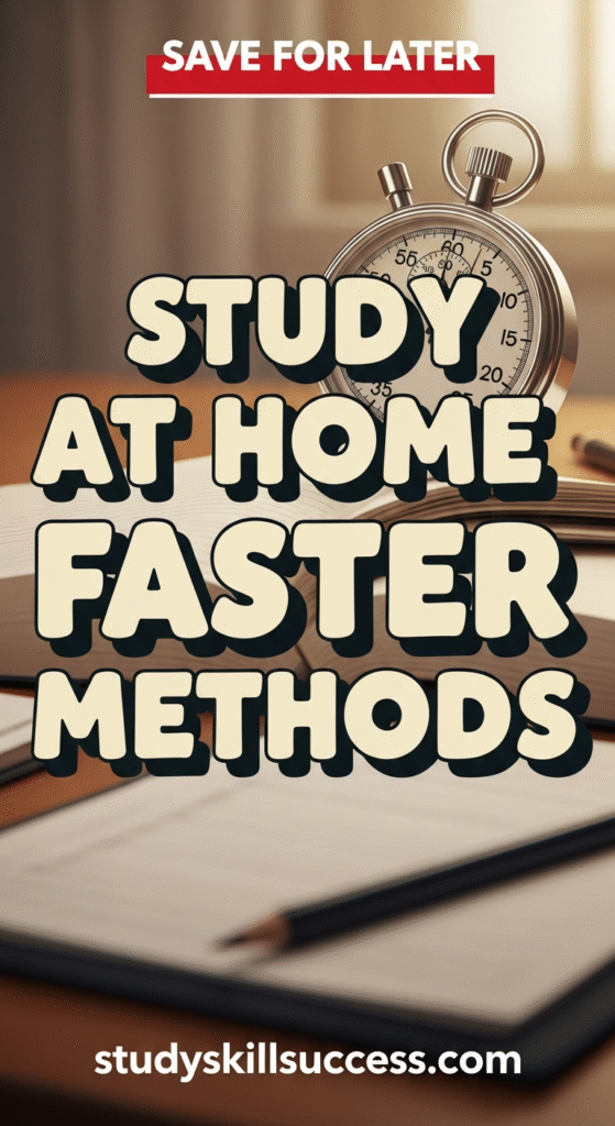 study at home faster methods
