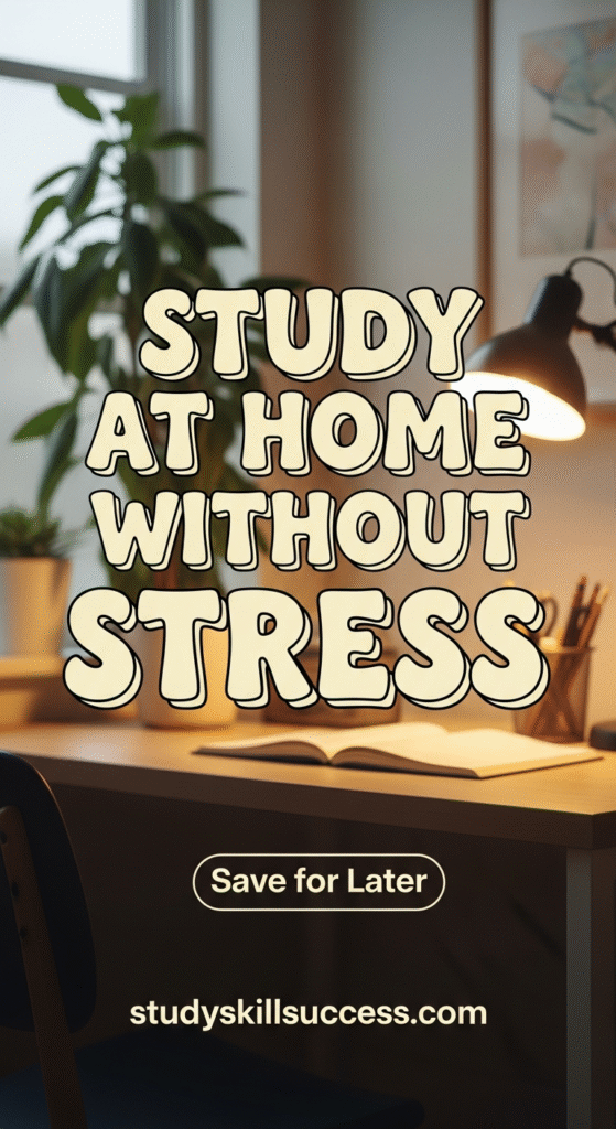 study at home without stress