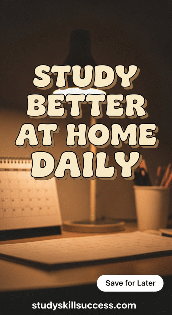 study better at home daily