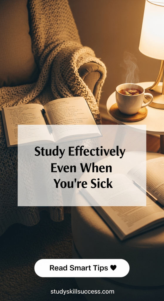 study effectively even when sick