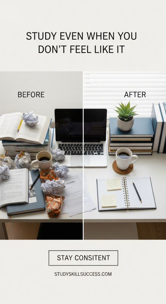study even when you don’t feel like