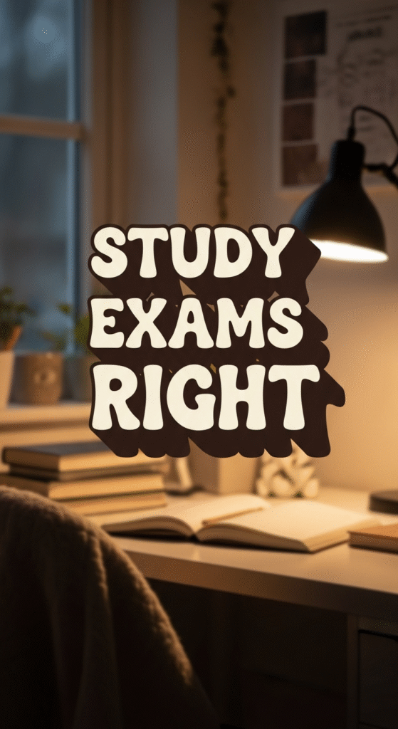 study for exams the right way