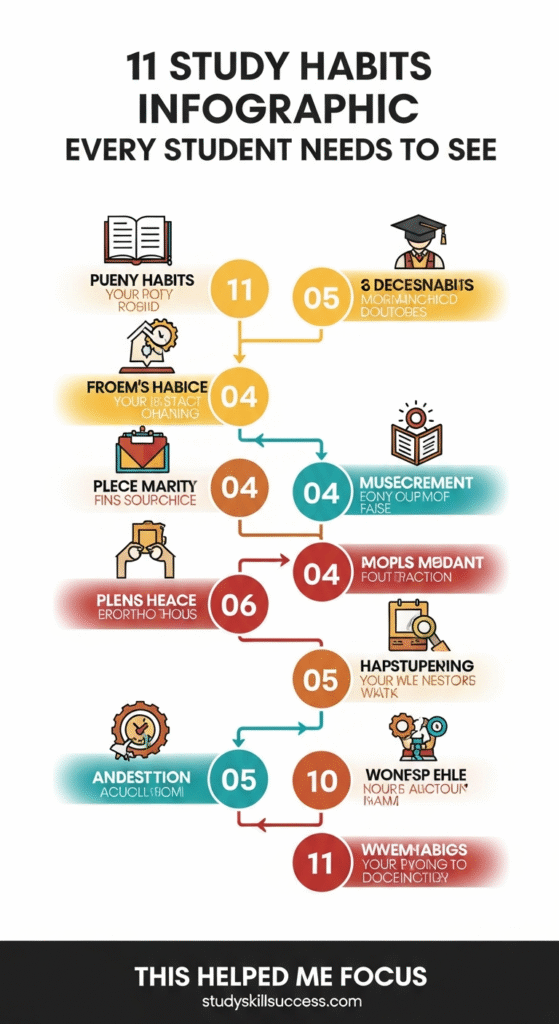 study habits infographic every student needs to see