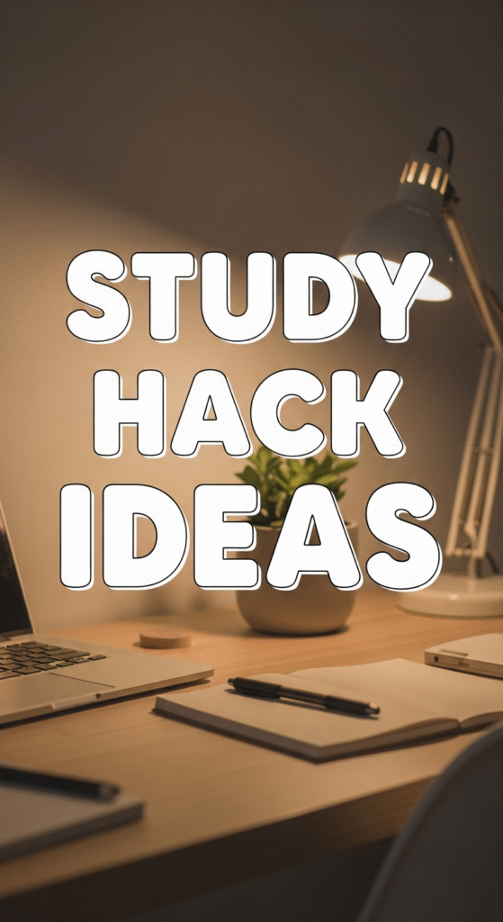 study hack ideas to save time