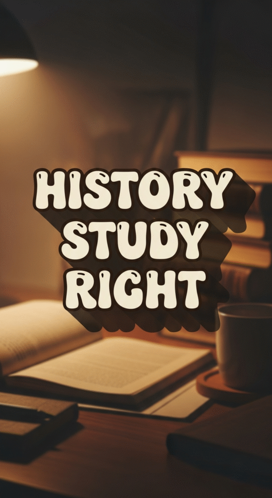 study history properly without mugging