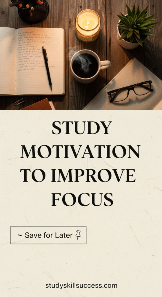 study motivation to improve focus