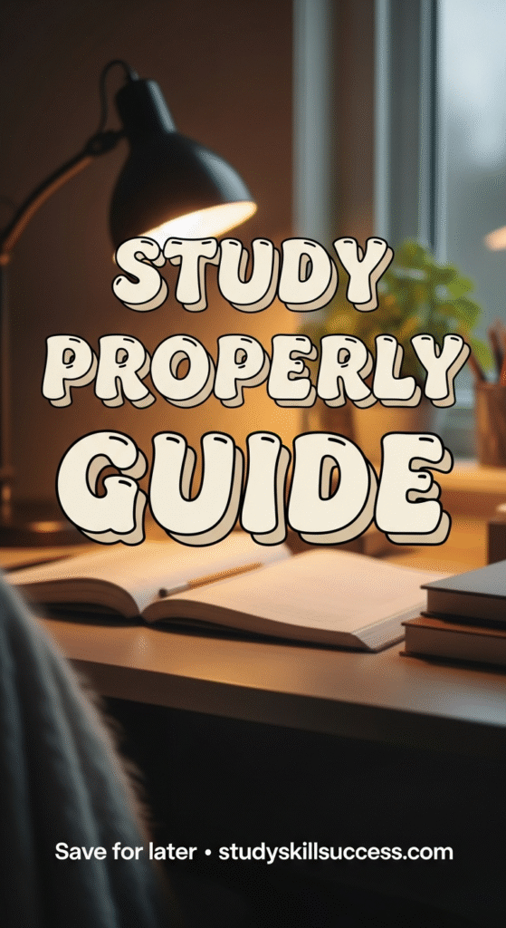 study properly without wasting time