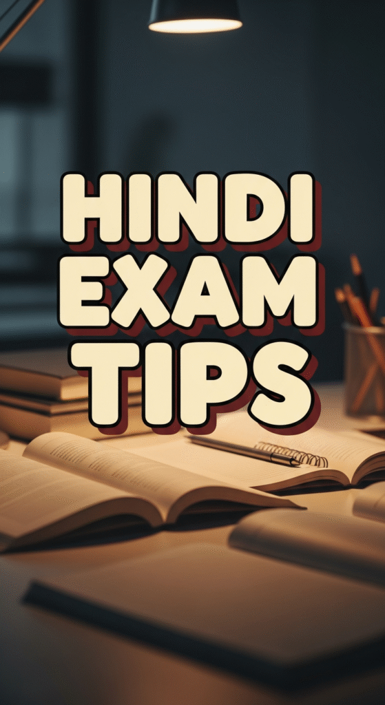 study tips for hindi exam to score more marks