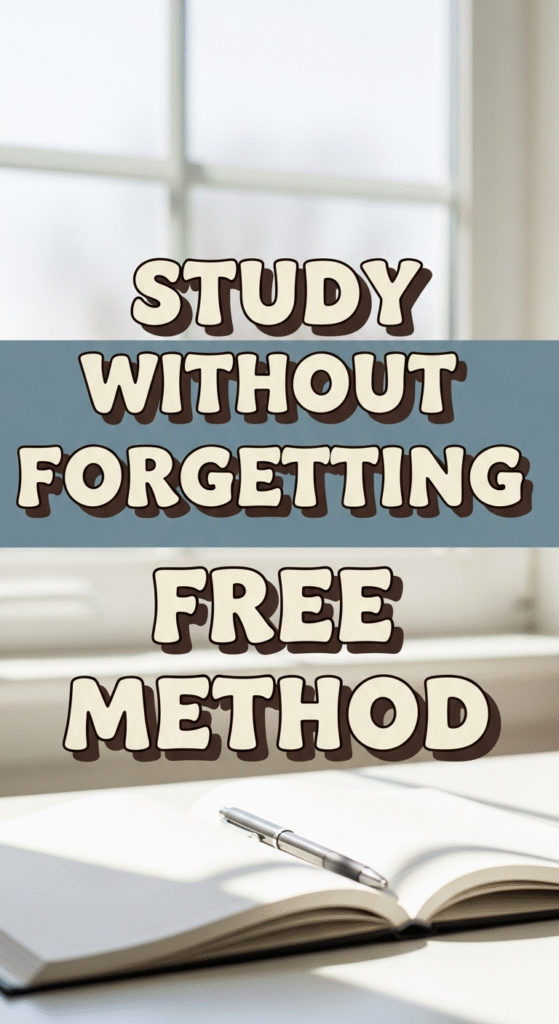 study without forgetting (free method)