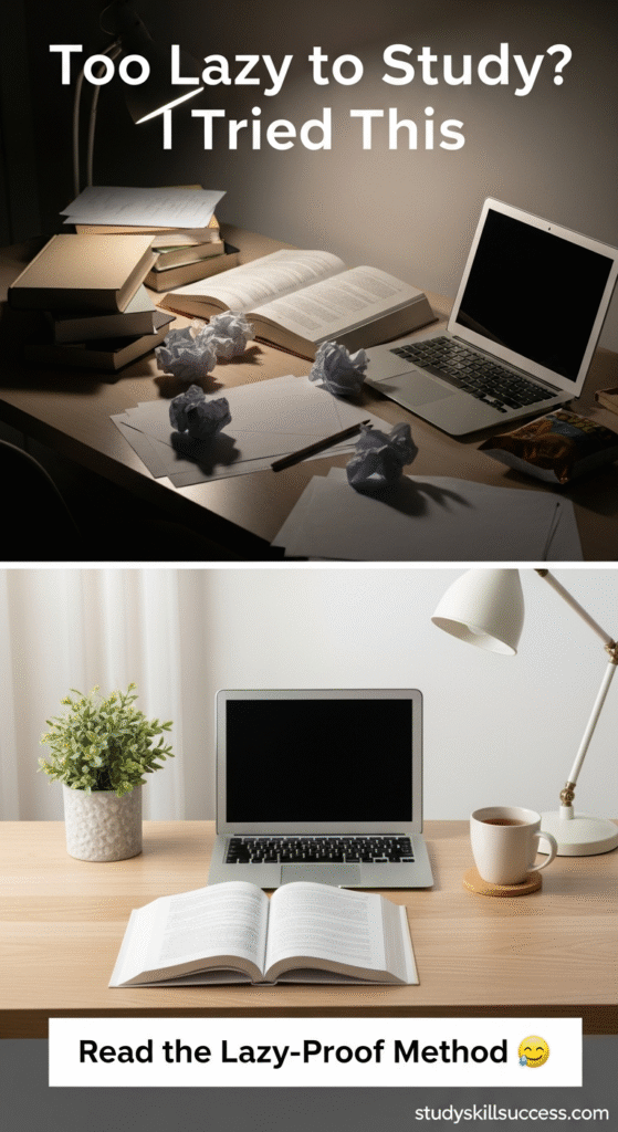 too lazy to study i tried this