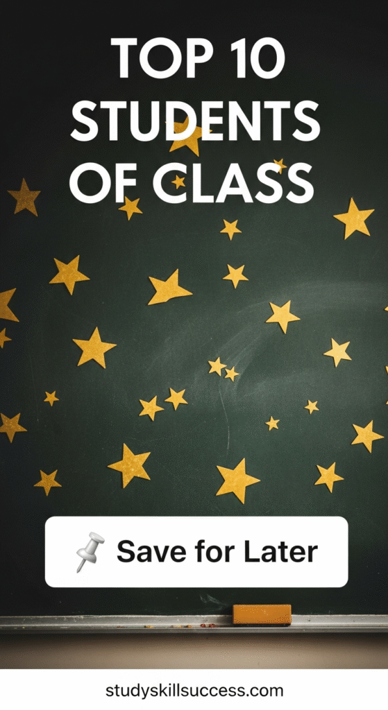 top 10 students of class